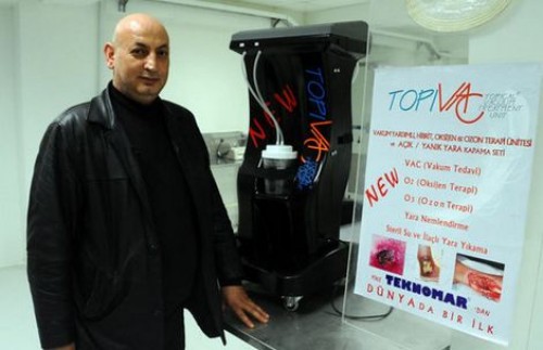 Türk mucitten yaraları erken iyileştiren cihaz