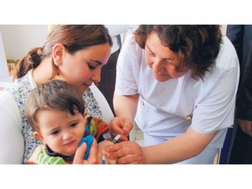 İkinci tur aşı kampanyasında hedef 1 milyon 350 bin çocuk