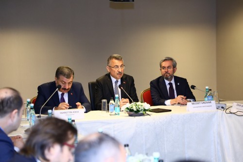 Cumhurbaşkanı Yardımcısı Fuat Oktay Başkanlığında Sektör Toplantısı Gerçekleştirildi