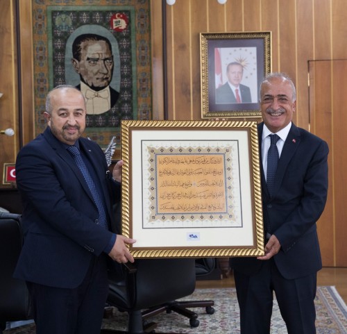 Atatürk Üniversitesi Rektörü Prof. Dr. Ömer Çomaklı’ya Ziyaret