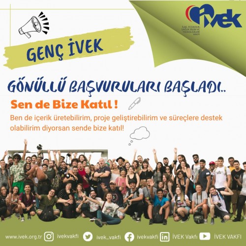 Genç İVEK Gönüllü Başvuruları Başladı