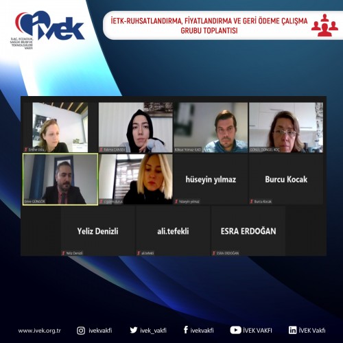 İETK-Ruhsatlandırma, Fiyatlandırma ve Geri Ödeme Çalışma Grubu Toplantısı