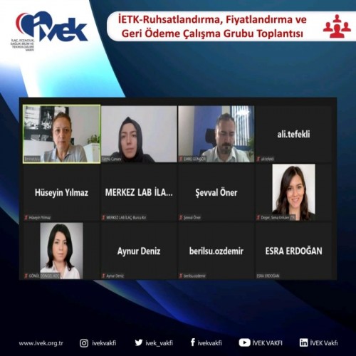 İETK-Ruhsatlandırma, Fiyatlandırma ve Geri Ödeme Çalışma Grubu Toplantısı
