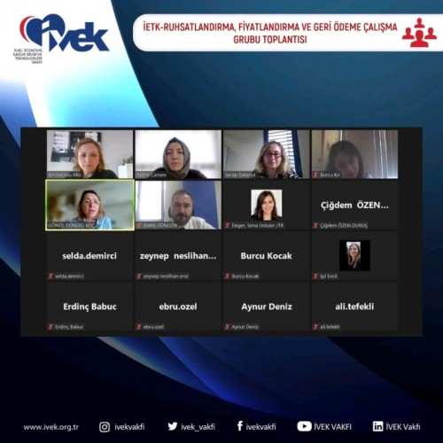 Ruhsatlandırma, Fiyatlandırma ve Geri Ödeme Çalışma Grubu Toplantısı