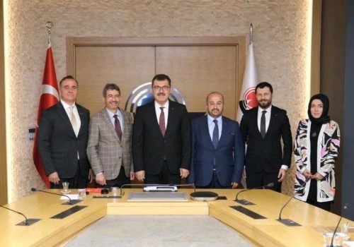 TÜBİTAK Başkanı Sn. Prof. Dr. Hasan Mandal ’a Makamında Ziyaret