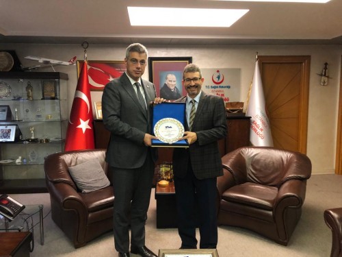 İVEK İstanbul İl Sağlık Müdürü Sn. Prof. Dr. Kemal Memişoğlu’nu ziyaret etti.