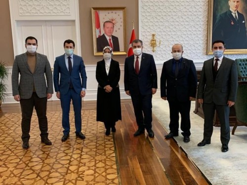 Sayın Dr. Fahrettin Koca'yı ve Sayın Prof. Dr. Sabahattin Aydın'ı Ziyaret