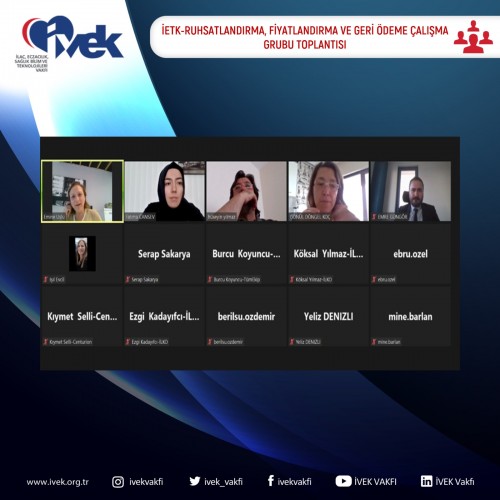 İETK - Ruhsat, Fiyat ve Geri Ödeme Çalışma Grubu Toplantısı