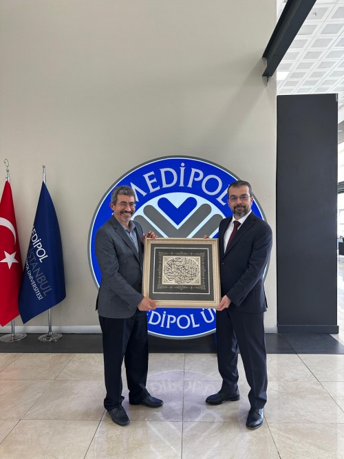 İstanbul Medipol Üniversitesi Rektörü Sn. Prof. Dr. Bahadır Kürşat Güntürk Ziyareti