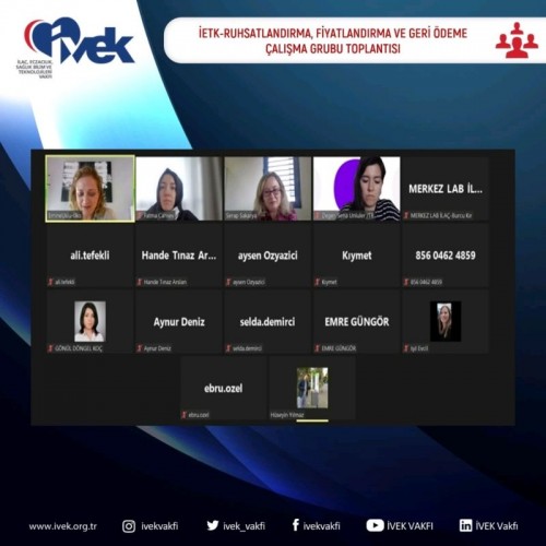 Ruhsatlandırma, Fiyatlandırma ve Geri Ödeme Çalışma Grubu Toplantısı