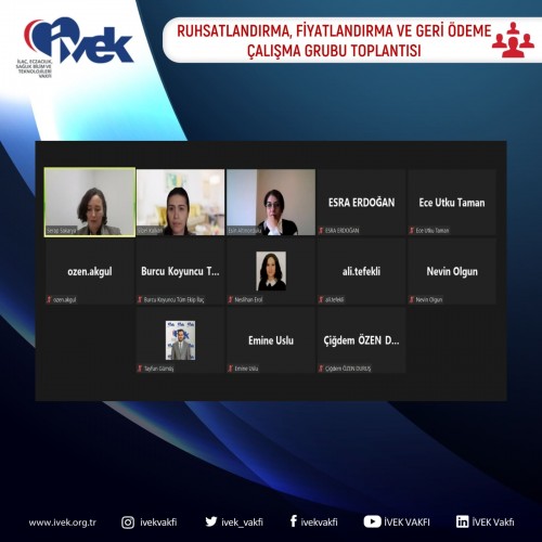 Ruhsatlandırma, Fiyatlandırma ve Geri Ödeme Çalışma Grubu Toplantısı