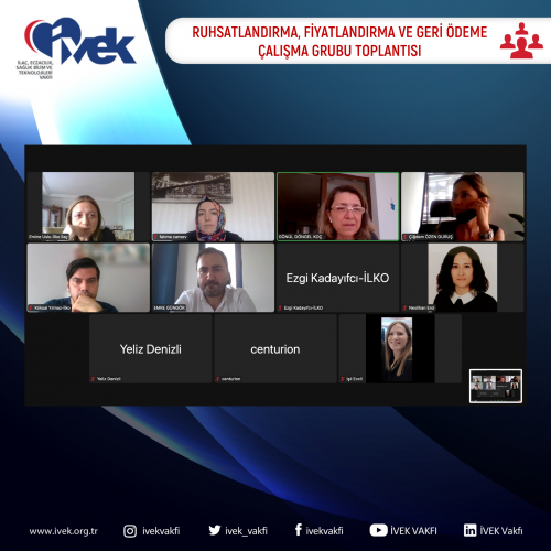 Ruhsatlandırma, Fiyatlandırma ve Geri Ödeme Çalışma Grubu Toplantısı
