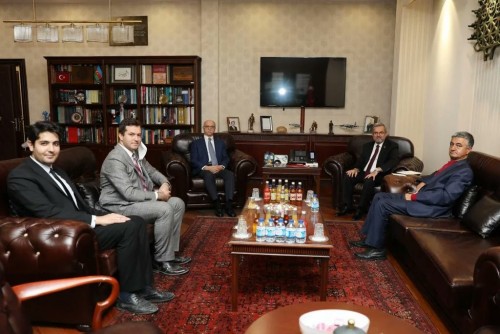 Vakıf Başkanımız ve Ankara Üniversitesi Rektörü Sn. Prof. Dr. Necdet Ünüvar’a Ziyaret