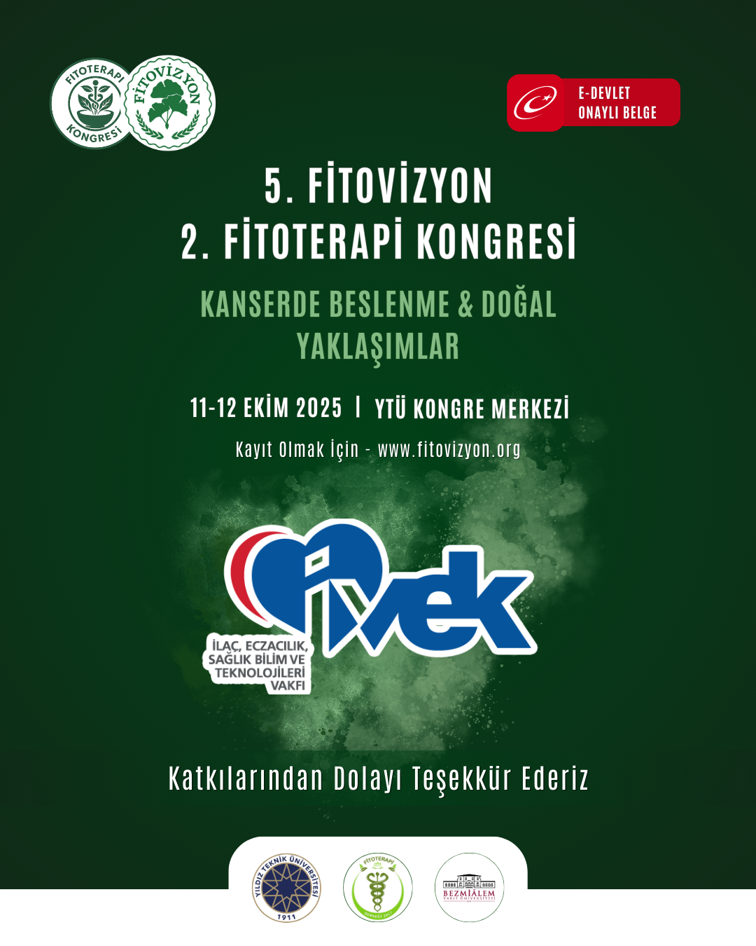  5. Fitovizyon 2. Fitoterapi Kongresi 