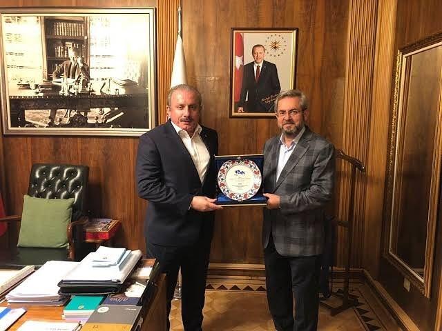  Türkiye Büyük Millet Meclisi Başkanı Mustafa Şentop'u Tebrik Ederiz 