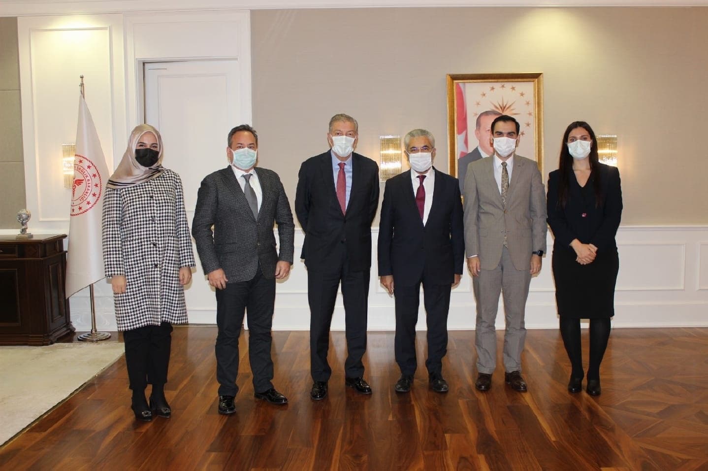  Sn. Prof. Dr. Sabahattin Aydın'a, Sn. Halil Eldemir'e ve Sn. Dr. Mehmet Zafer Kalaycı'ya Ziyaret 
