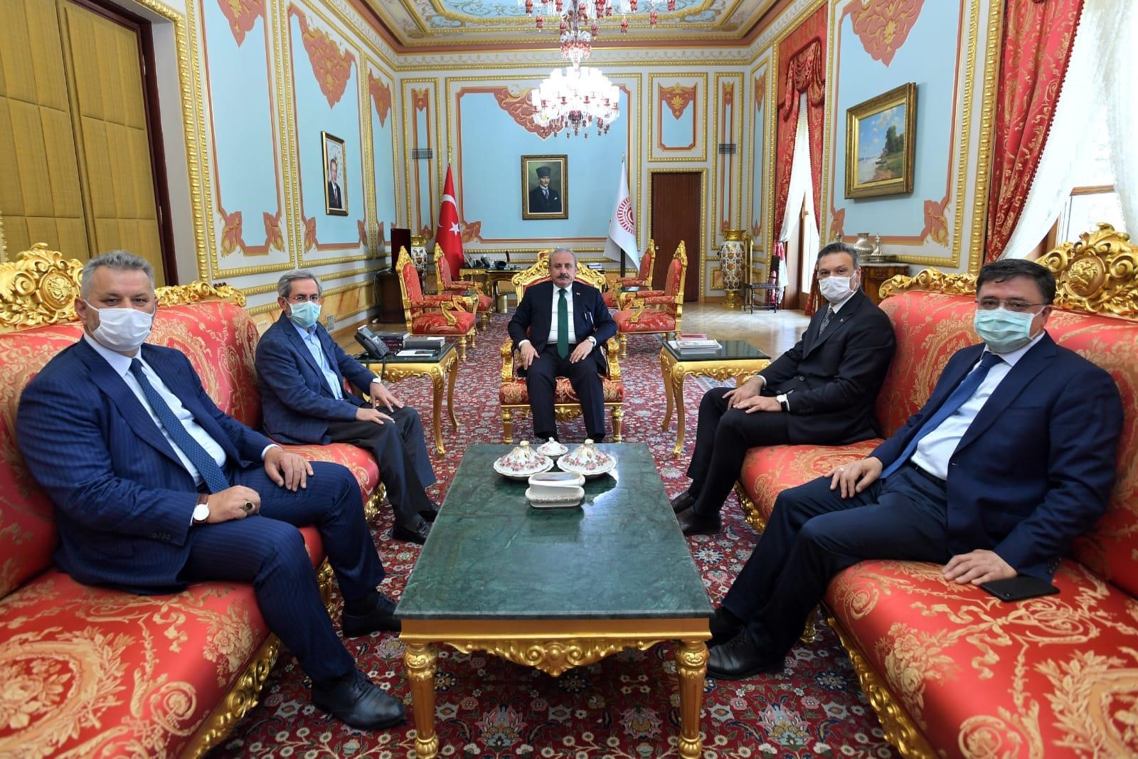  Türkiye Büyük Millet Meclisi Başkanı Mustafa Şentop'a Ziyaret 