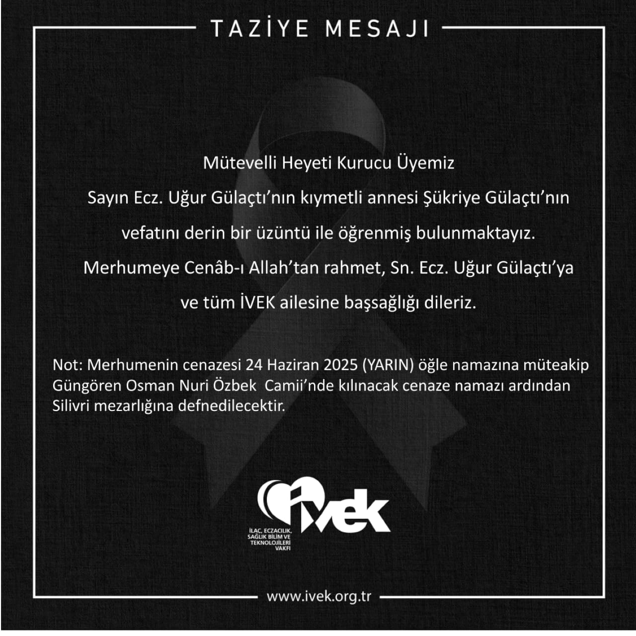  Taziye Mesajı 