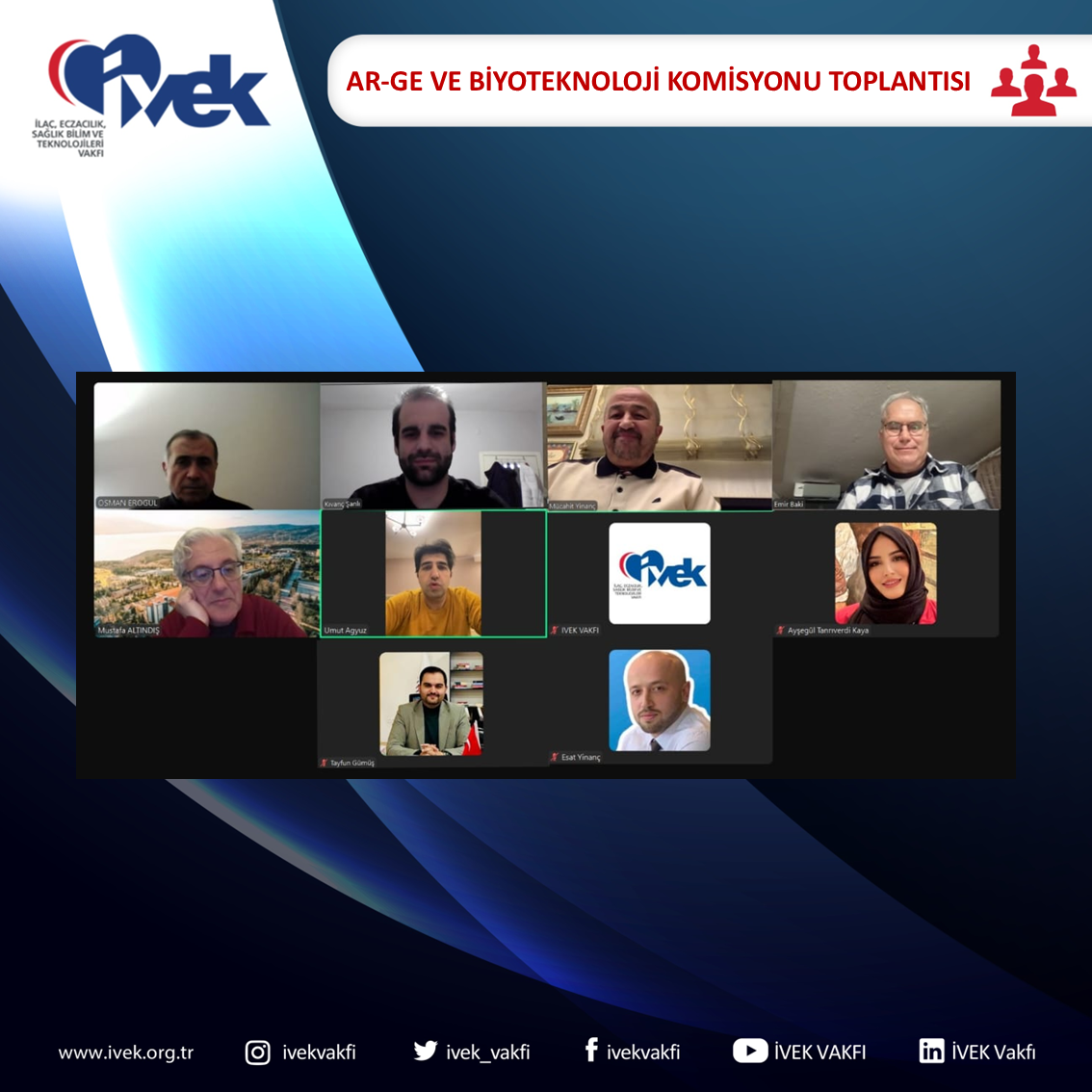  Ar-Ge ve Biyoteknoloji Komisyon Toplantısı 