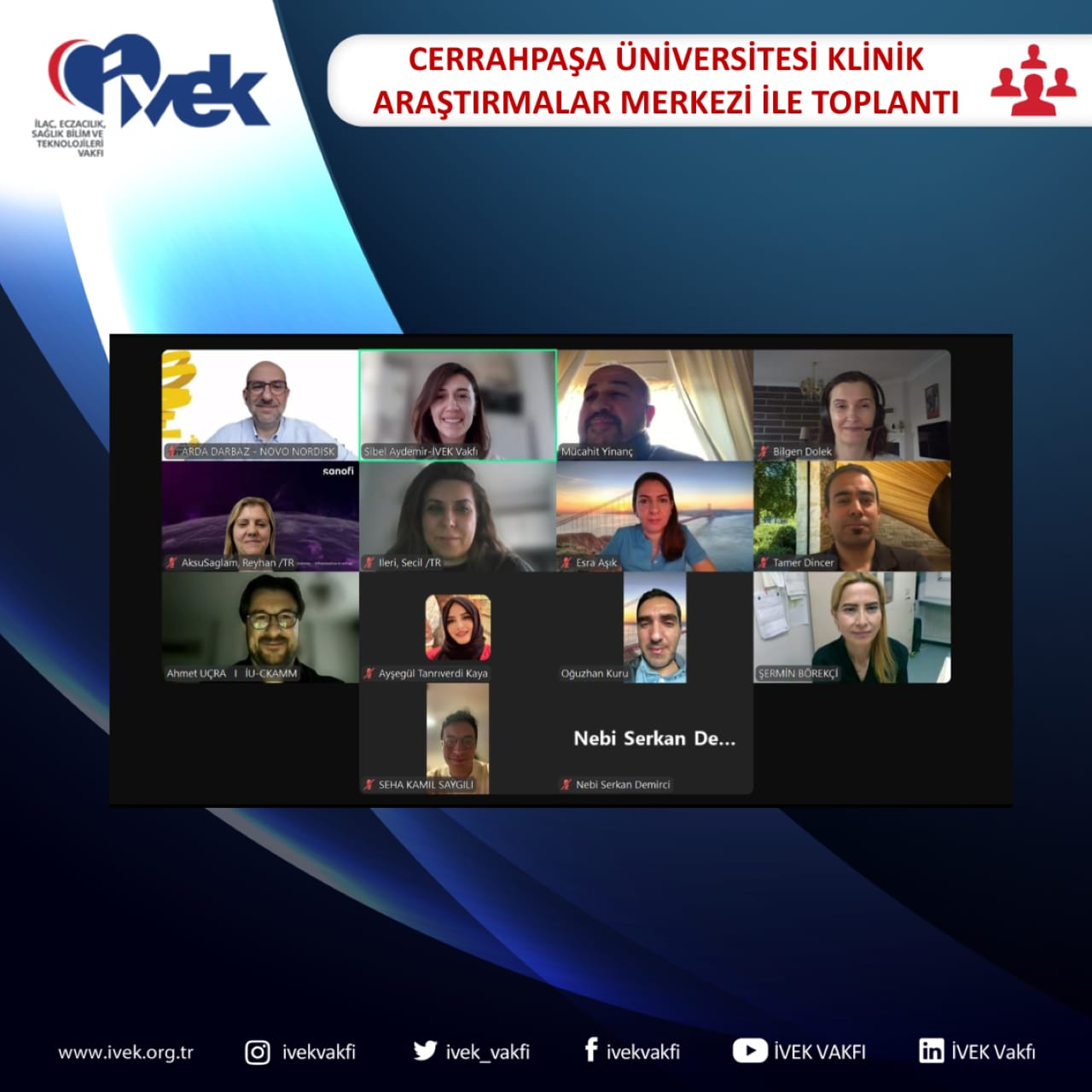  Cerrahpaşa Üniversitesi Klinik Araştırmalar Merkezi ile Toplantı 