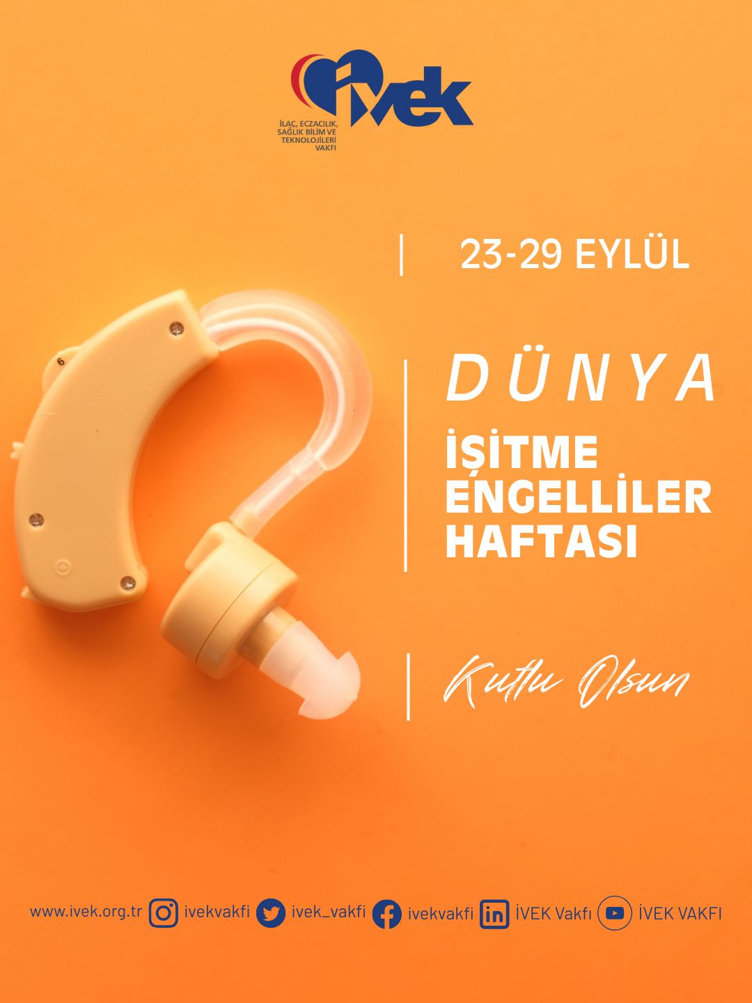  Dünya İşitme Engelliler Haftası 