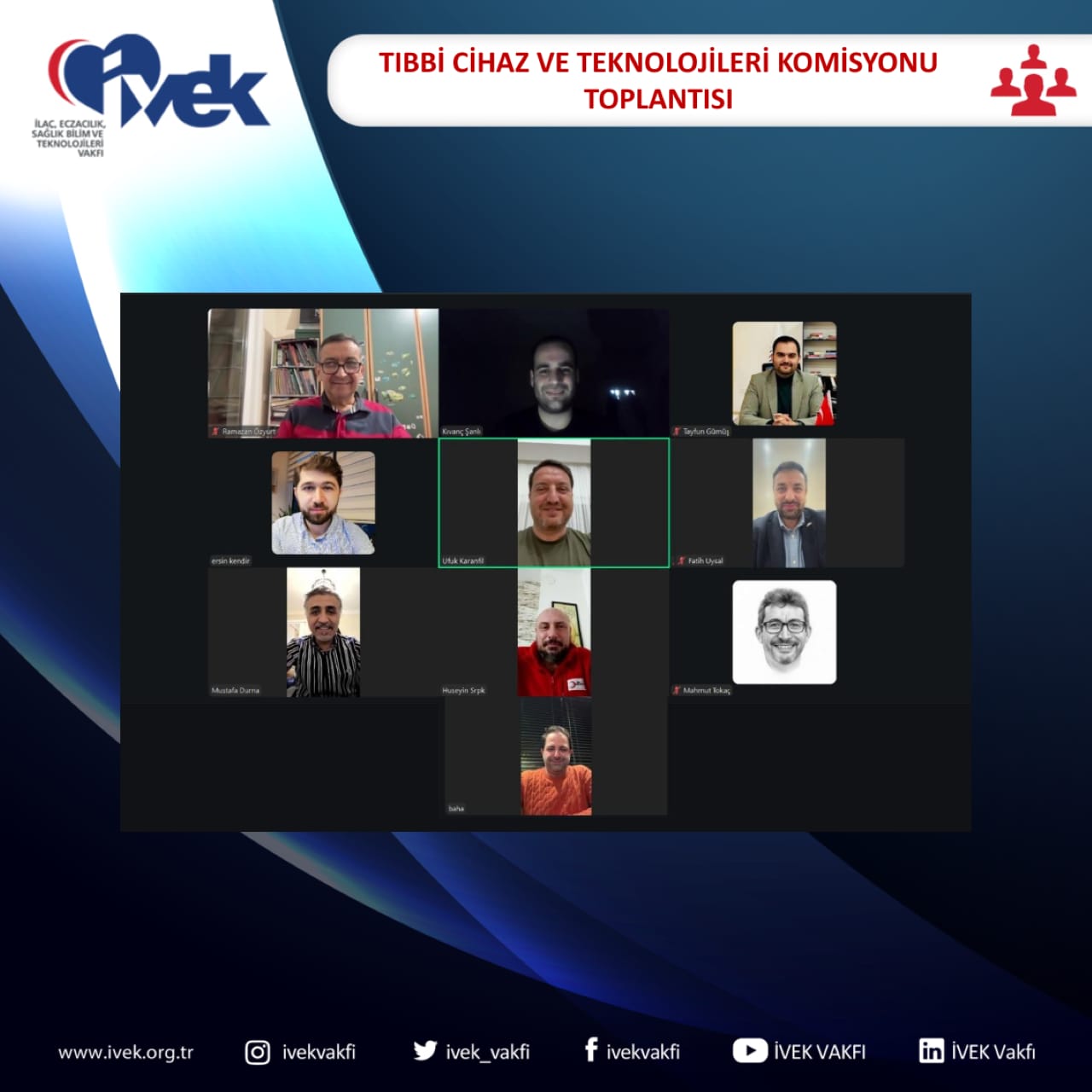  Tıbbi Cihaz ve Teknolojileri Komisyonu Toplantısı 